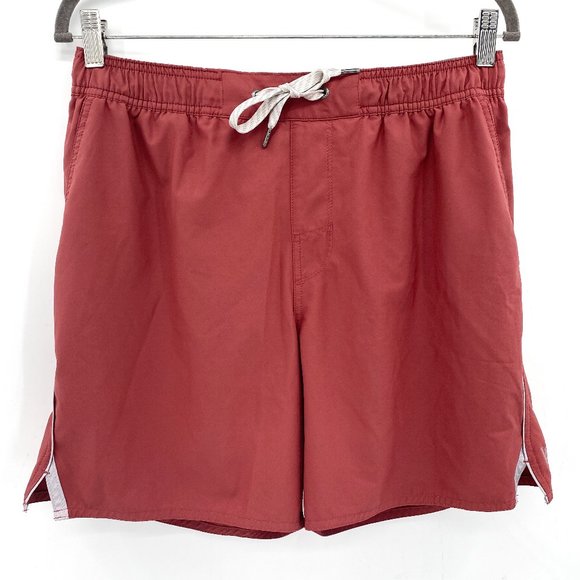 Vuori Rust The Banks 6" Athletic Lightweight Performance Lined Medium Gym Shorts
